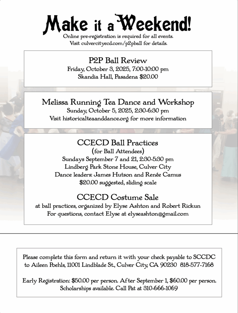 P2P Ball 2025 flyer page 2